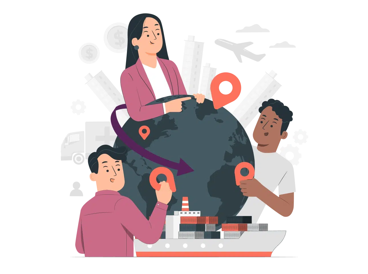 Cityscape with building reflections during twilight, illustrating urban complexity and European interconnectedness.